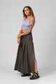 RPM LADIES SHELL MAXI SKIRT - KHAKI