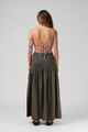 RPM LADIES SHELL MAXI SKIRT - KHAKI