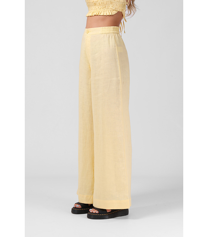 RPM LADIES CANGUU PANT - PASTEL YELLOW