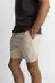 RHYTHM MENS CLASSIC LINEN JAM SHORTS - SAND