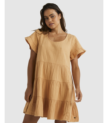 BILLABONG LADIES PIXIE DRESS - CLAY