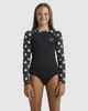 BILLABONG GIRLS FLOWERS IN THE SKY L/S SWIMSUIT - BLACK