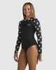 BILLABONG GIRLS FLOWERS IN THE SKY L/S SWIMSUIT - BLACK