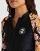 BILLABONG LADIES CALYPSO PIPA SUNSHIRT - BLACK
