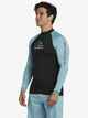 QUIKSILVER MENS ON TOUR L/S RASHSHIRT - REEF WATERS