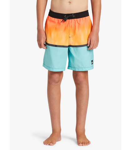 QUIKSILVER BOYS EVERYDAY MIX VOLLEY BOARDSHORT - ORANGE POP