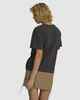 RVCA LADIES ANGLES EASY TEE - WASHED BLACK