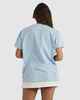 BILLABONG LADIES SURF HIGH S/S TEE - DUSK BLUE