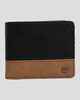 BILLABONG MENS DIMINSION WALLET - BLACK / TAN