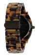 NIXON TIME TELLER ACETATE WATCH - TORTOISE