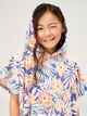 ROXY GIRLS STAY MAGICAL PRINTED HOODED TOWEL - FUNKY PALM
