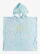 ROXY TODDLER GIRLS STAY MAGICAL HOODED TOWEL - ARUBA BLUE DITSY