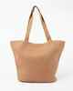 RUSTY LADIES GISELE STRAW BEACH BAG - CHOC / HONEY