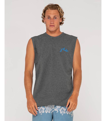 RUSTY MENS COMPETITION MUSCLE - COAL MARLE / YONDER BLUE