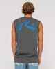RUSTY MENS COMPETITION MUSCLE - COAL MARLE / YONDER BLUE