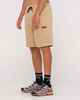 RUSTY BOYS 8 WALE WORKWEAR ELASTIC SHORT - LIGHT FENNEL