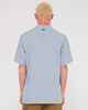 RUSTY MENS DATSUN CHECK SHIRT - BRIGHT COBALT