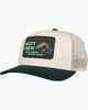 SALTY CREW DOUBLE HAUL TRUCKER CAP - IVORY / SPRUCE