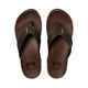 REEF J-BAY 111  LEATHER JANDAL - DARK BROWN