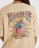 BILLABONG LADIES LAND OF THE THIRD EYE S/S TEE - PEBBLE
