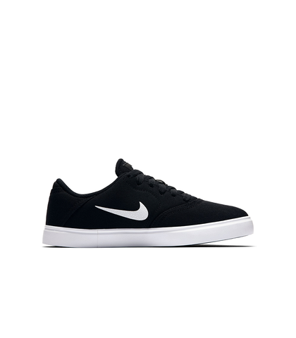 NIKE YOUTH SB CHECK CANVAS - BLACK / WHITE