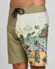 MAD HUEYS MENS BIG DAY FOR IT BOARDSHORT - DUSTY GREEN