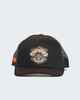 MAD HUEYS FULL THROTTLE TWILL TRUCKER - BLACK