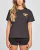 MAD HUEYS WOMENS YEE HAW FKRS TEE - VINTAGE BLACK