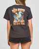 MAD HUEYS WOMENS YEE HAW FKRS TEE - VINTAGE BLACK
