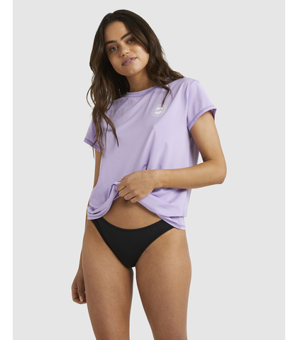 BILLABONG LADIES SUNDAYS SURF TEE - LILAC BREEZE