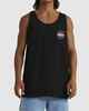 BILLABONG MENS ROTOR DIAMOND TANK - BLACK