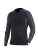 VISSLA MENS HIGH SEAS 2MM FRONTZIP L/S SURF JACKET - CHARCOAL