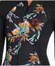 O'NEILL LADIES 2MM BAHIA FRONTZIP CHEEKY L/S SPRINGSUIT - BLACK AUST