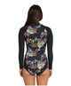 O'NEILL LADIES 2MM BAHIA FRONTZIP CHEEKY L/S SPRINGSUIT - BLACK AUST