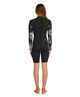 O'NEILL GIRLS 2MM BAHIA L/S LG SPRINGSUIT - BLACK AUST / BLACK