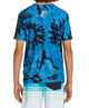 O'NEILL BOYS DOPEDYE UV S/S RASHSHIRT - LIGHT BLUE