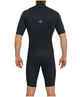 O'NEILL MENS 2MM HYPERFREAK CHESTZIP S/S SPRINGSUIT - BLACK