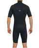 O'NEILL MENS 2MM HYPERFREAK CHESTZIP S/S SPRINGSUIT - BLACK