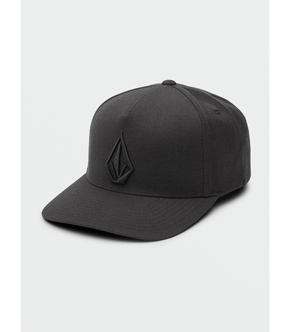 VOLCOM MENS EMBOSSED STONE ADJUSTABLE CAP - BLACK