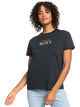 ROXY LADIES NOON OCEAN S/S TEE - BLACK