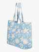 ROXY ANTI BAD VIBES PRINTED TOTE BAG - SKY COOL