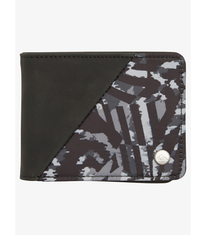 QUIKSILVER SIDESWIPE WALLET - BLK RADICAL TIMES