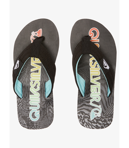 QUIKSILBER BOYS MOLOKAI LAYBACK 11 JANDAL - BLACK 1