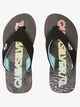 QUIKSILBER BOYS MOLOKAI LAYBACK 11 JANDAL - BLACK 1