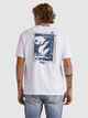 QUIKSILVER MENS TUNED UP S/S TEE - WHITE