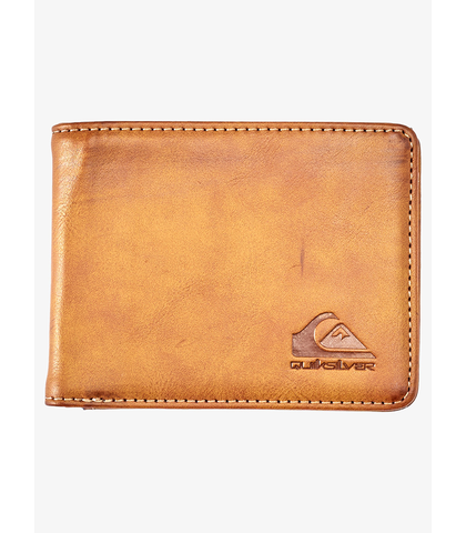QUIKSILVER SLIM RAYS WALLET - CHOC BROWN