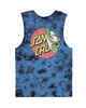 SANTA CRUZ BOYS BEWARE DOT TIE DYE MUSCLE - BLUE TIE DYE