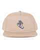 SANTA CRUZ MENS MONO HAND SNAPBACK 5 PANEL CAP - TAN
