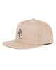 SANTA CRUZ MENS MONO HAND SNAPBACK 5 PANEL CAP - TAN