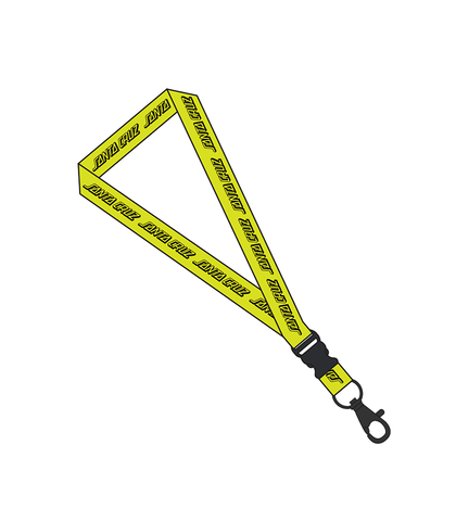 SANTA CRUZ LANYARD - YELLOW